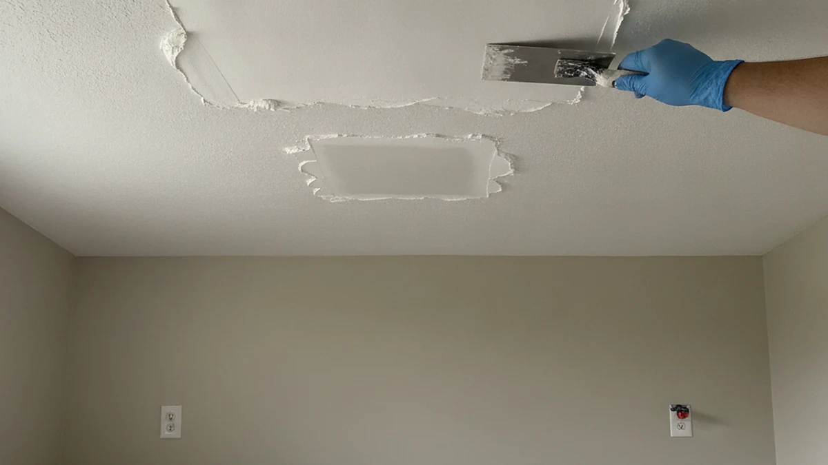 Drywall ceiling repair Leesburg Georgia Lee County residential Ray Albany area